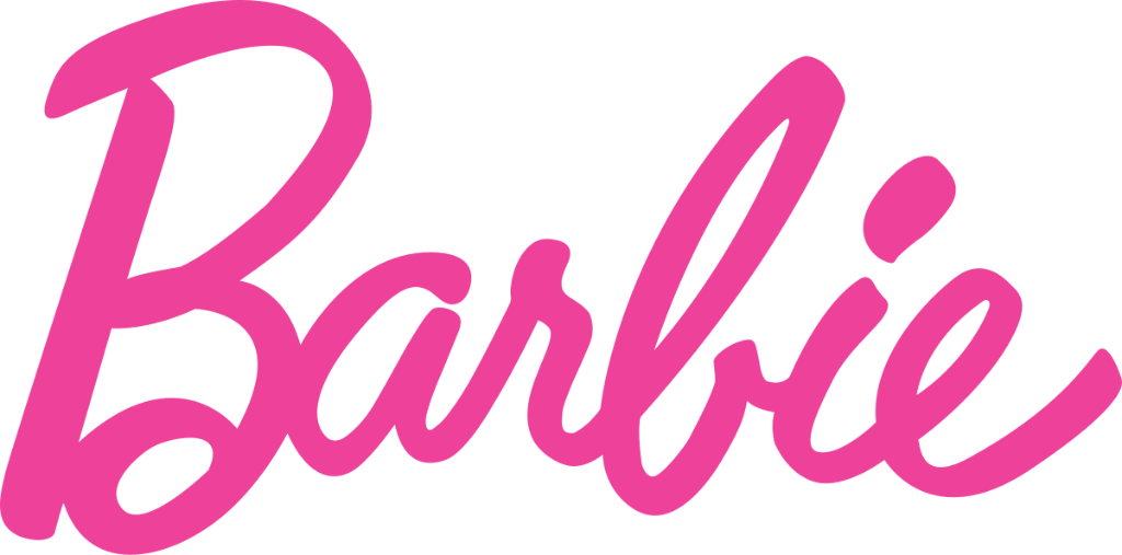 Logo van Barbie
