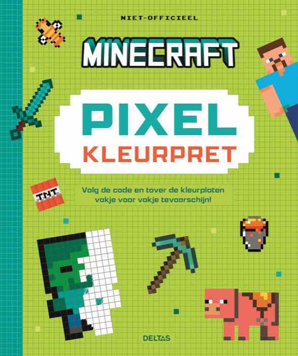 Minecraft-pixelkleurboek
