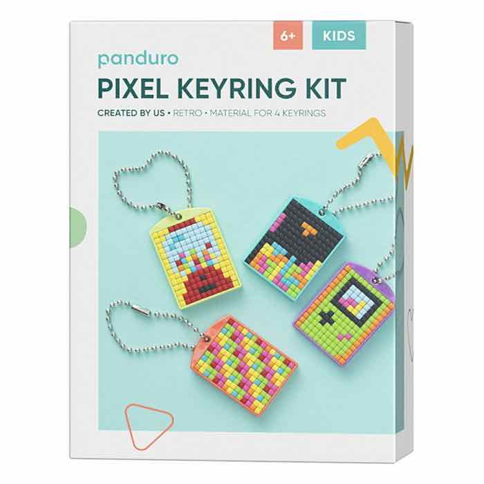 Pixel-sleutelhangers maken, retro